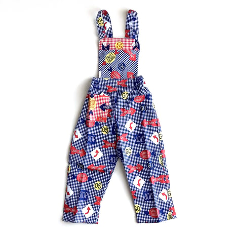 70s print overalls (dead stock)