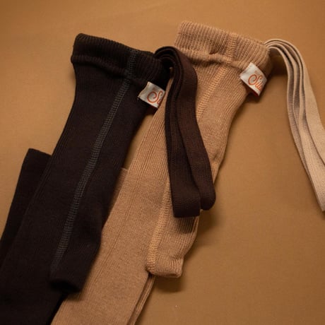SILLY Silas Wooly Warmy Footless Collection_Cappuccino