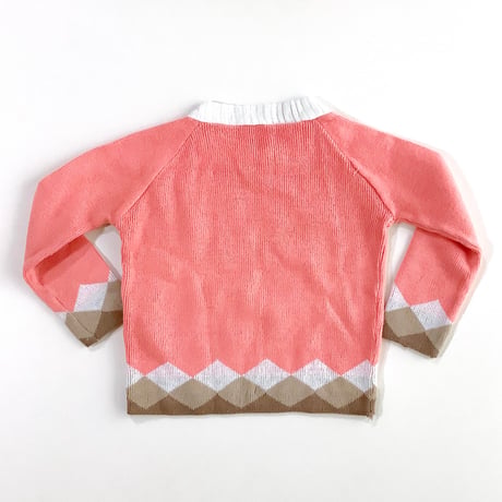 diamond pattern sweater