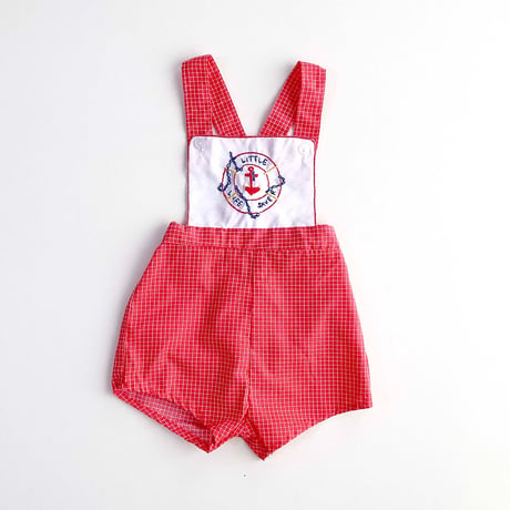 sailor romper&cap set / 9months