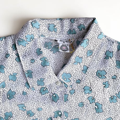 LADYS vintage_ leaf textile blouse