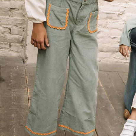 BALC_Pants (SAUGE&ORANGE) / 6years