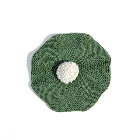 RKO_Beret Hat (GREY/RED) / 3-5years