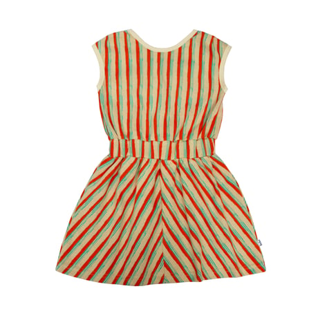 Ba*Ba kidswear_Dress (RED STRIPE) / 122cm