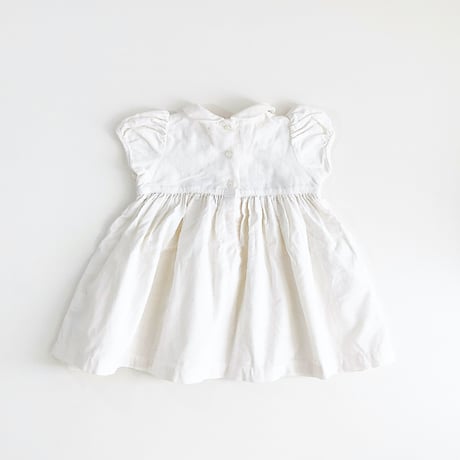 embroidery corduroy dress