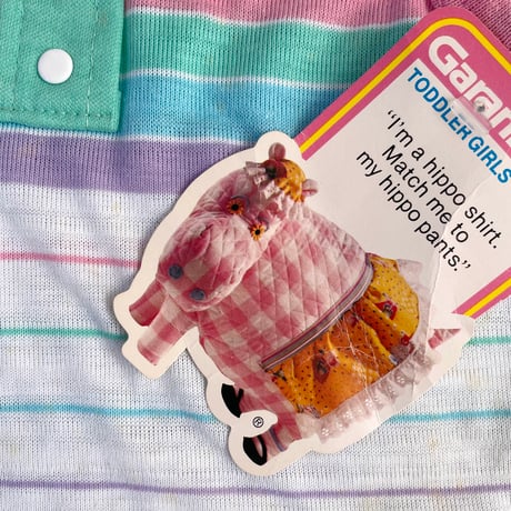 70s stripe tank top (dead stock) / 3years