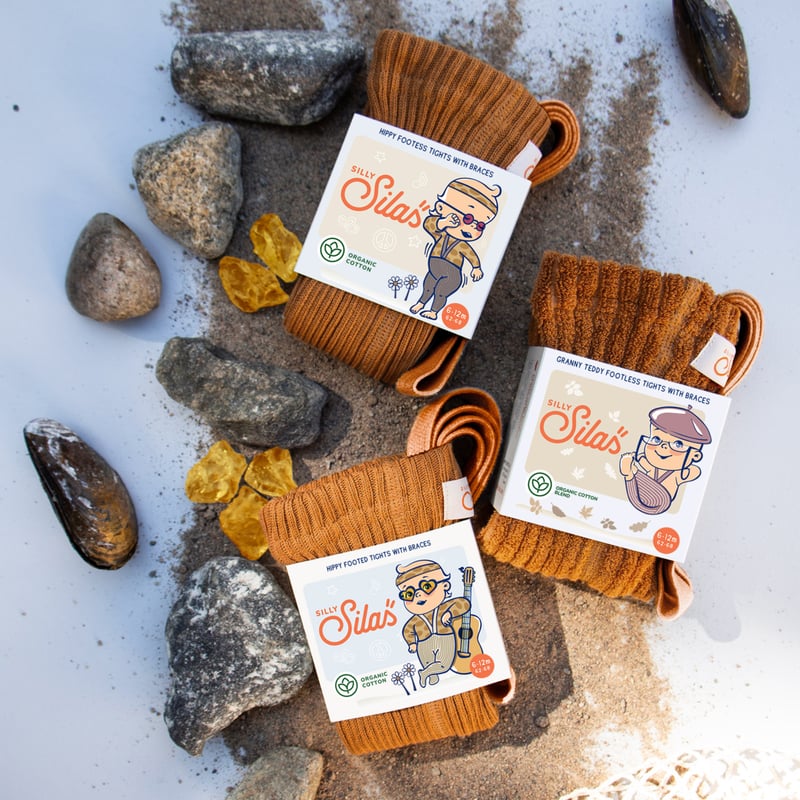 SILLY Silas Hippy Footless Collection_Amber | 2