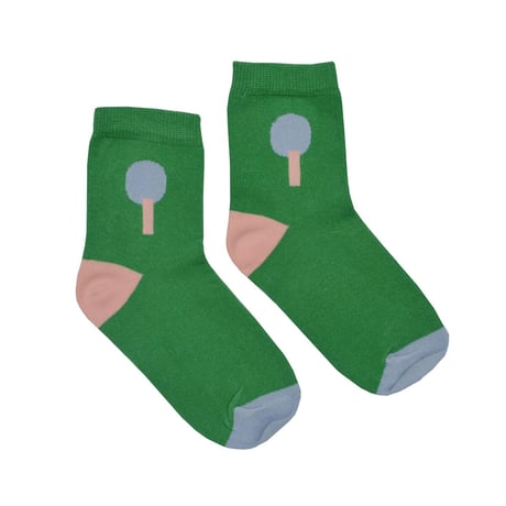 Ba*Ba kidswear_Short Socks (GREEN) / 11~13cm