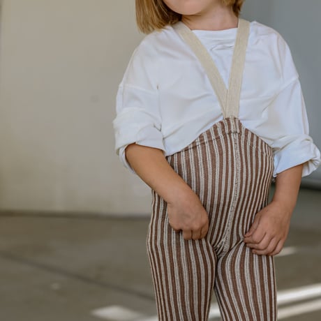 SILLY Silas Footless Collection_Granola×Cream Striped