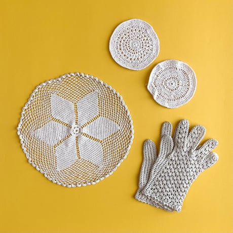 60s crochet mat