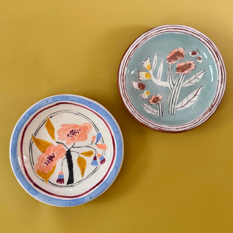 Celia Wood_DINNER PLATES (blue,misty green) | 2