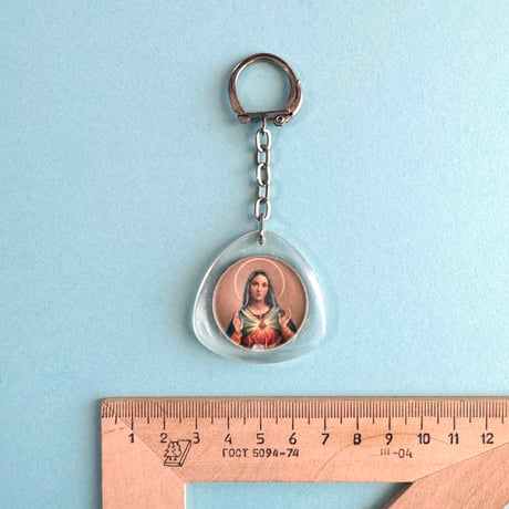 the Virgin Mary key chain