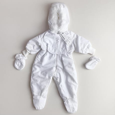 70s bear snowsuit (dead stock) _White / 3month