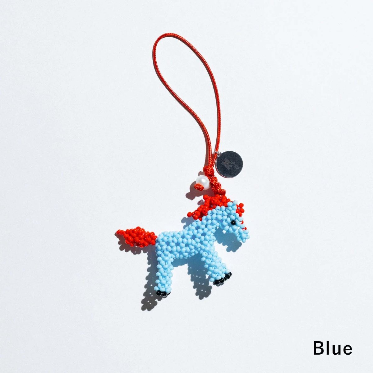 Mikita Kunitsky_Horse Key-Ring (White,Blue,Grey