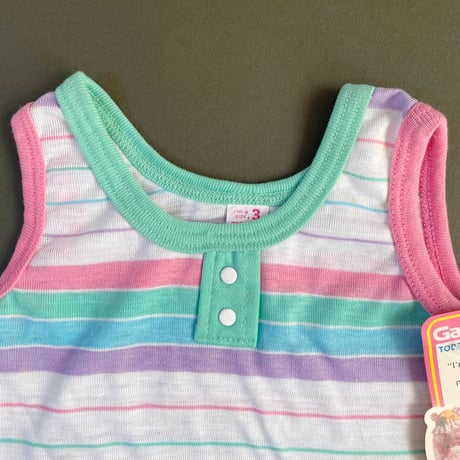 70s stripe tank top (dead stock) / 3years