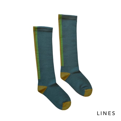 Ba*Ba kidswear_Kneesocks (LINES) / 11~13,13.5~15.5cm