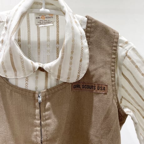 70s Girl Scout dress (dead stock) / 10years