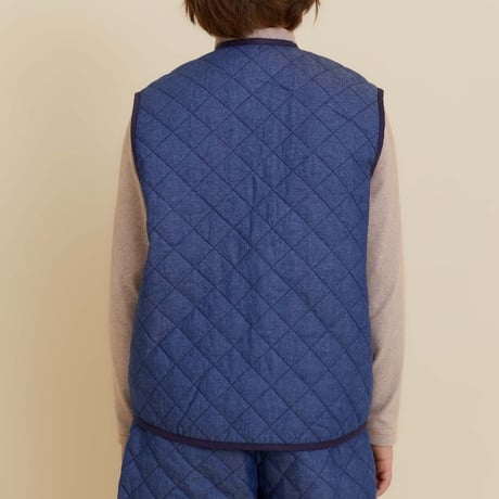 OXOX CLUB_QUILTED DENIM VEST / 86-92,98-104,110-116cm