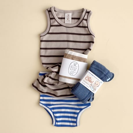 Needles & Pine Studio_Unders (Cream&Almond Melange) / 1-2years
