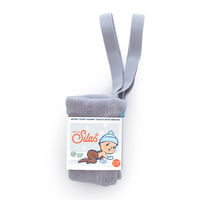 SILLY Silas Teddy Warmy Tights Collection_Pearl Grey