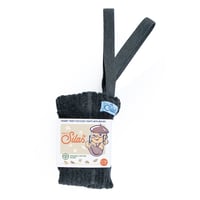 SILLY Silas Granny Teddy Warmy Footless Collection_Dark Grey Blend