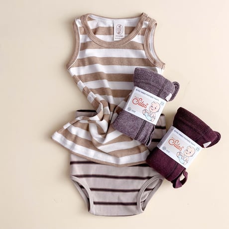 Needles & Pine Studio_Unders (Cream&Almond Melange) / 1-2years