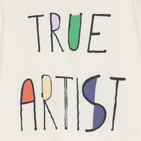 TRUE ARTIST_T-shirt (True Ivory White) / 4-5,6-7,8-9years