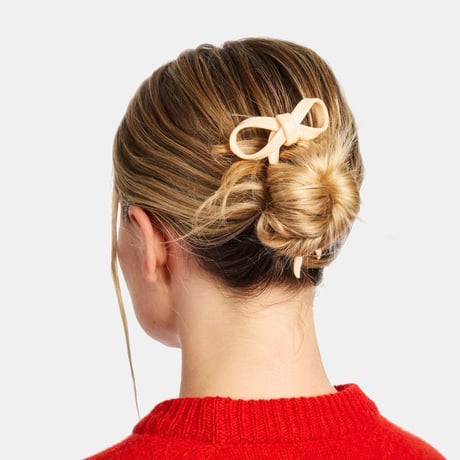 CHUNKS_Bow Hairpin (Cherry)