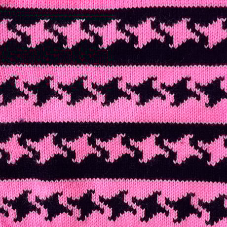 70s knitting tops&pants outfit