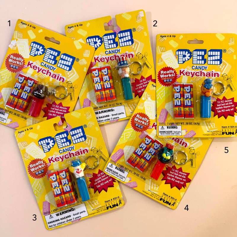 PEZ CANDY keychain (dead stock) | 2e CHESTS