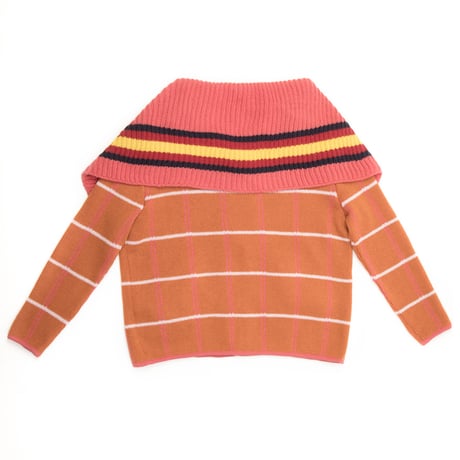 LIGNE NOIRE E._TARTAN2 JACKET(ORANGE) / 4years(110cm)