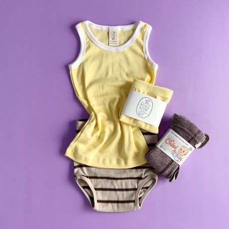Needles & Pine Studio_Unders (Cream&Almond Melange) / 1-2years