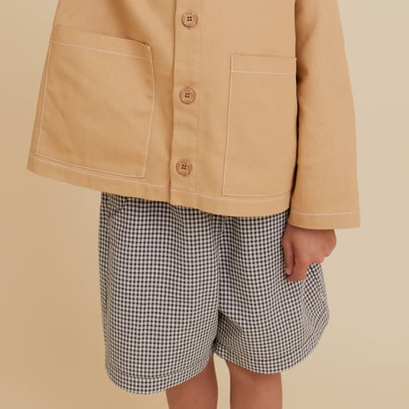 OXOX CLUB_CHECK SHORTS / 86-92cm