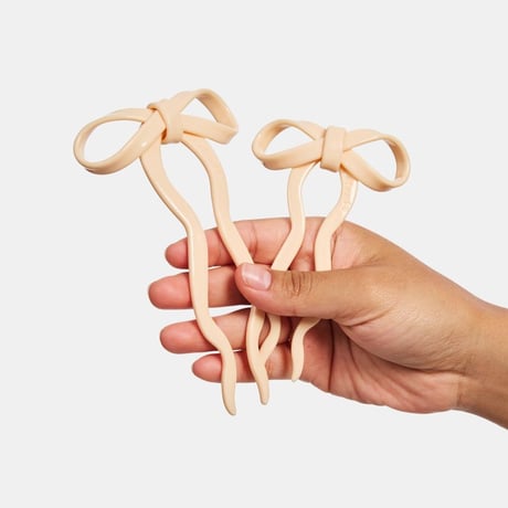 CHUNKS_Bow Hairpin (Cherry)