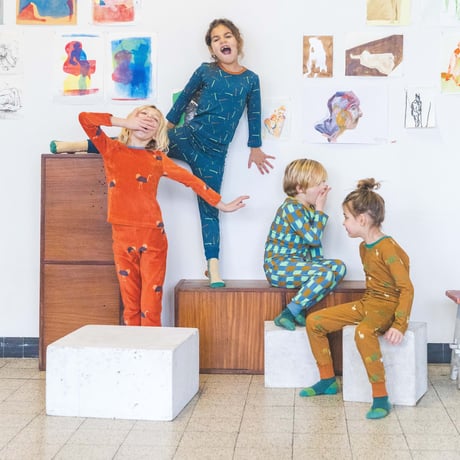 Ba*Ba kidswear_Pajama (PENCILS/OSTRICH) / 104,110cm