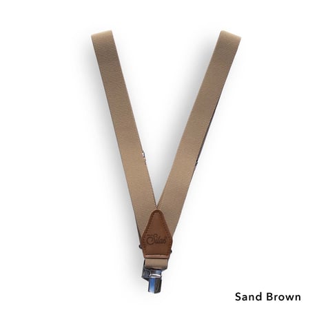 SILLY Silas Retro V braces_Sand Brown,Chocolate Brown / 4-8years