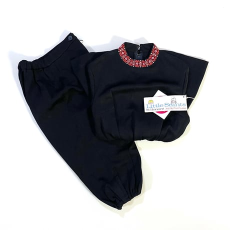 70s tops&pants outfit (dead stock) / 34