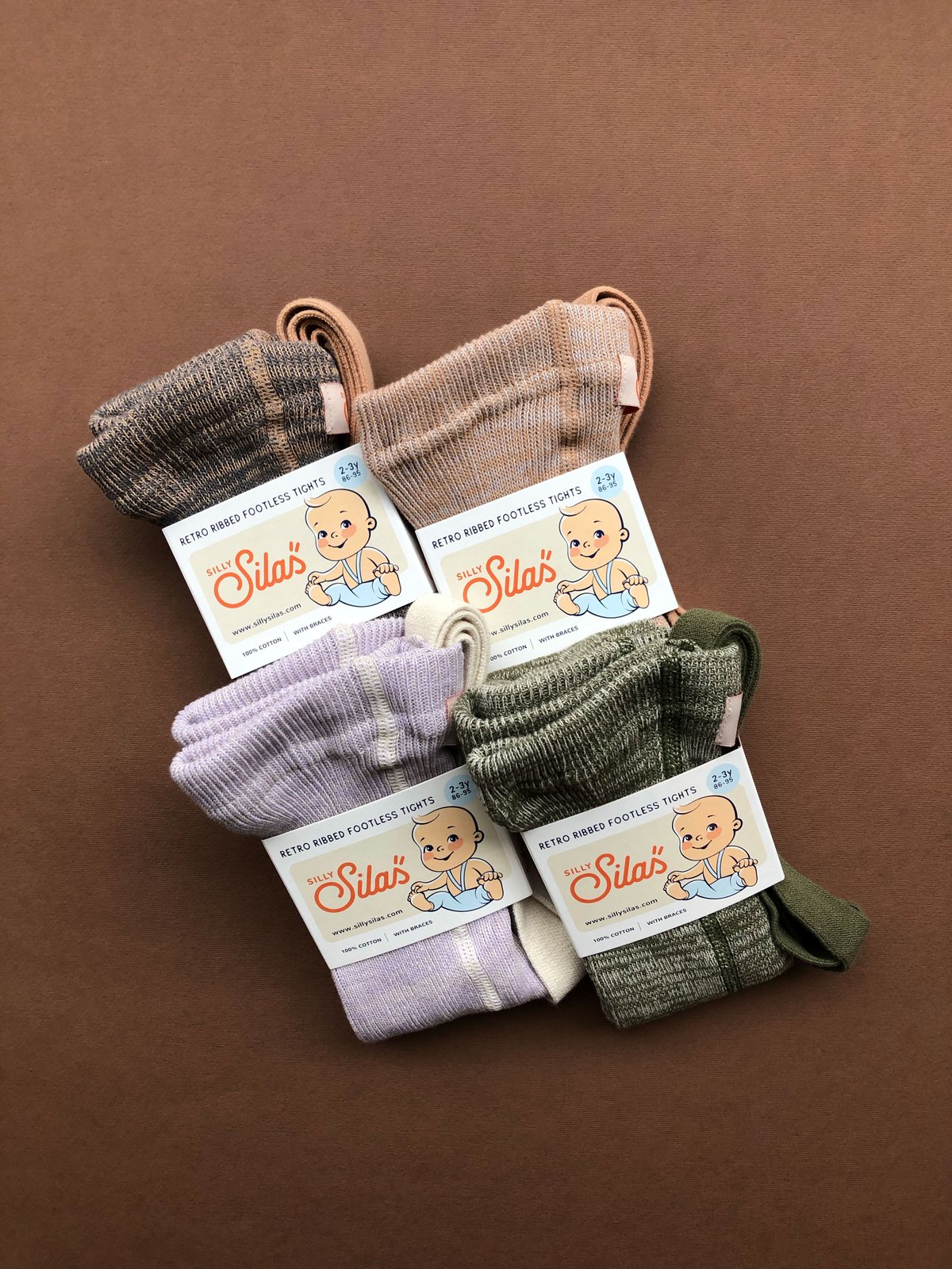 SILLY Silas Footless Collection_Creamy Lavender SILLY Silas Footless Collection_Creamy Lavender