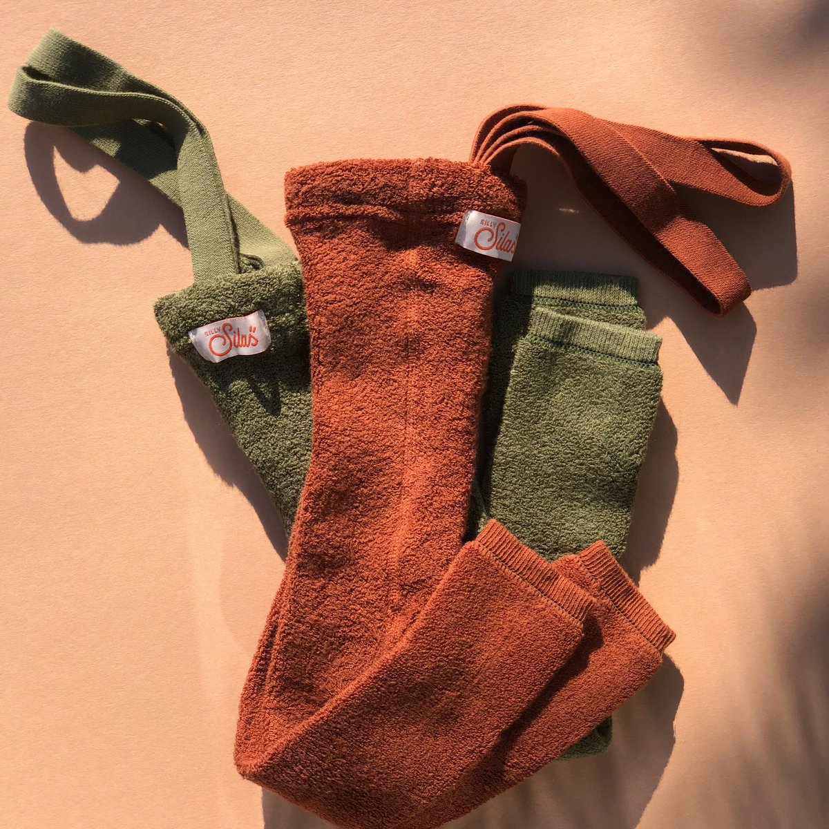 Teddy Warmy Footed Tights Grey - Silly Silas Luksusbaby 2-3 Y