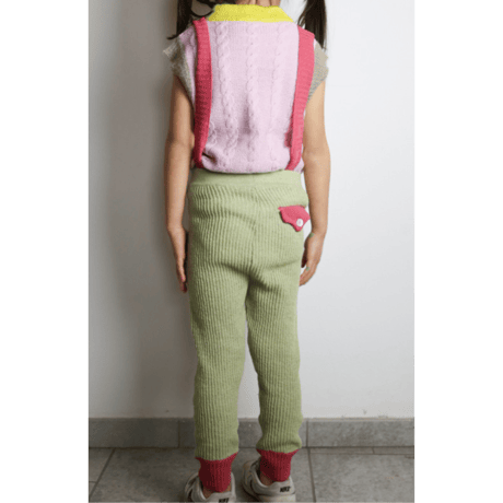 LIGNE NOIRE ENFANTS_ LEGGING (Gold Beige/Water) / 1,2years