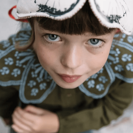BALC_Blouse (WHITE&ORANGE) / 4years