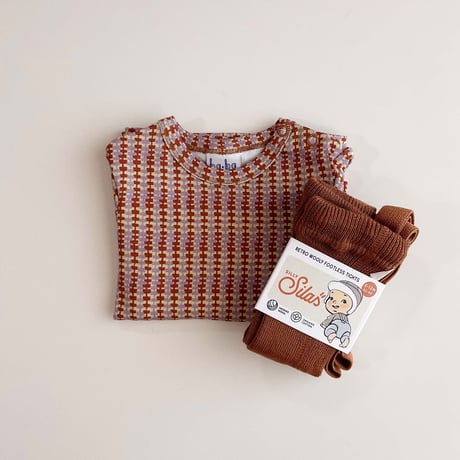SILLY Silas Wooly Warmy Footless Collection_Ginger