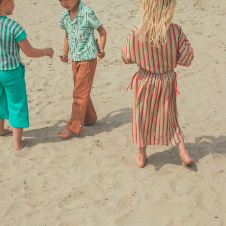 Ba*Ba kidswear_Skirt (RED STRIPE) / 104,116cm