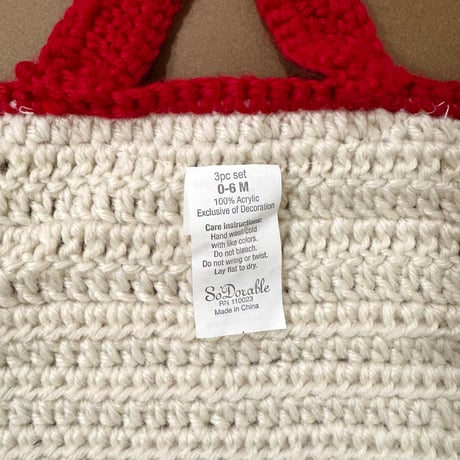 knitting baby romper / 0-6months