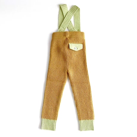 LIGNE NOIRE ENFANTS_ LEGGING (Gold Beige/Water) / 1,2years