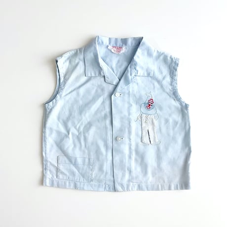 50s clown embroidery shirts