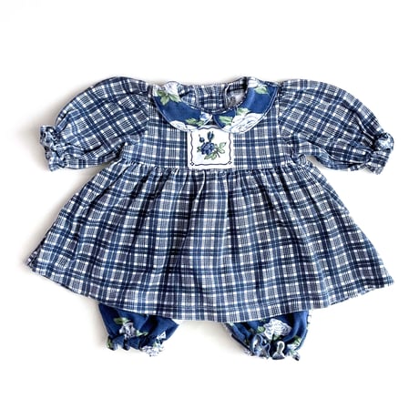 rose  plaid dress