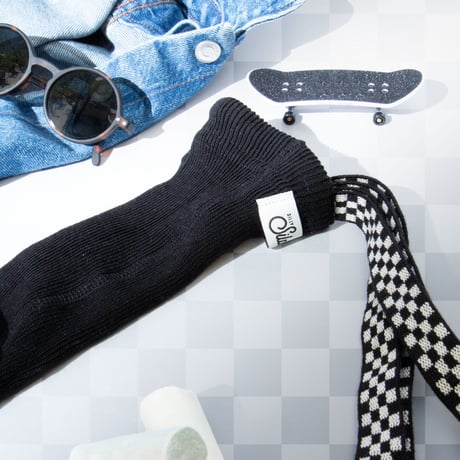 SILLY Silas Footless Collection_Classic Black Checked