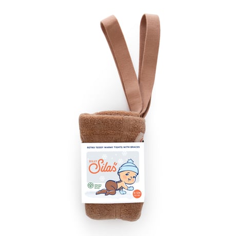 SILLY Silas Teddy Warmy Tights Collection_Light Brown