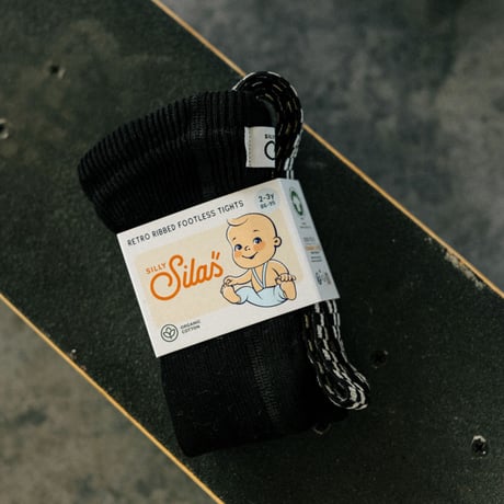 SILLY Silas Footless Collection_Classic Black Checked